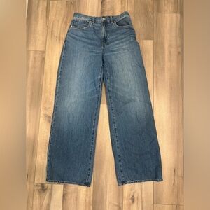 Madewell super wide baggy jean